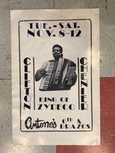 Load image into Gallery viewer, Clifton Chenier at Antone's Nightclub - 1977 (Poster)