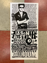 Load image into Gallery viewer, Jason Austin Benefit Show at Spiderhouse Ballroom - 2016 (Poster)