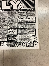 Load image into Gallery viewer, Cannibal Club July 1991 Calendar (Poster)