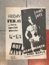 Load image into Gallery viewer, Joann Jett & The Blackhearts at Hot Klub (Poster)