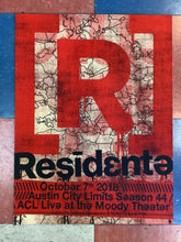 Load image into Gallery viewer, Residente at Austin City Limits - 2018 (Poster)