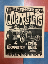 Load image into Gallery viewer, The Quadrajets and The Dropouts at The Green Onion Lounge - 1995 (Poster)