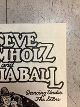 Load image into Gallery viewer, Steve Fromholz and Marcia Ball at Manor Downs - 1977 (Poster)