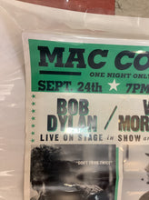 Load image into Gallery viewer, Bob Dylan, Van Morrison, & Lucinda Williams at Mac Court - 1998 (Poster)