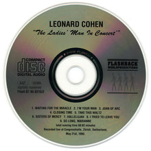 Load image into Gallery viewer, Leonard Cohen – The Ladies' Man In Concert (CD)