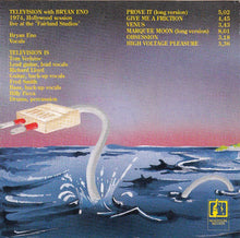 Load image into Gallery viewer, Television and Brian Eno - Fairland (CD)
