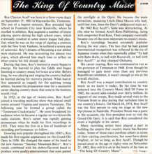 Load image into Gallery viewer, Roy Acuff : The King Of Country Music (CD, Comp, RE)