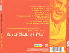 Load image into Gallery viewer, Jerry Lee Lewis : Great Balls Of Fire (CD, Comp)