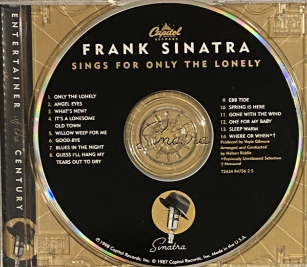 Frank Sinatra - Frank Sinatra Sings For Only The Lonely (CD