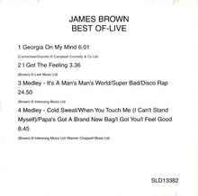 Load image into Gallery viewer, James Brown : The Best of James Brown Live! (CD, Comp)