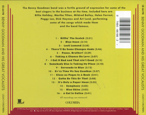 Benny Goodman : Benny Goodman And His Great Vocalists (CD, Comp, Mono)
