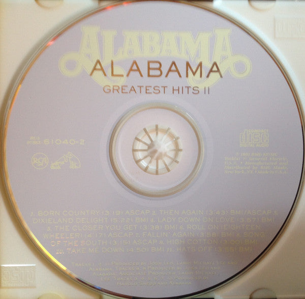 Buy Alabama : Greatest Hits II (CD, Comp) Online for a great price –  Antone's Record Shop