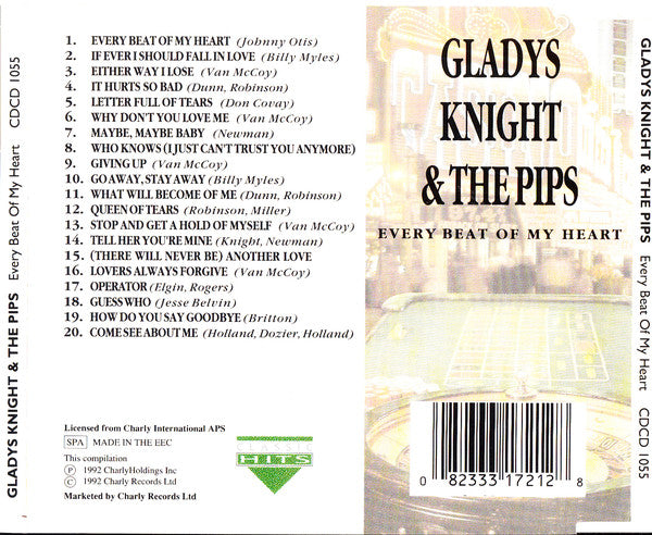 Gladys Knight And The Pips - Every Beat Of My Heart (CD