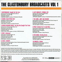 Load image into Gallery viewer, Various : The Glastonbury Broadcasts Vol 1 (CD, Comp)