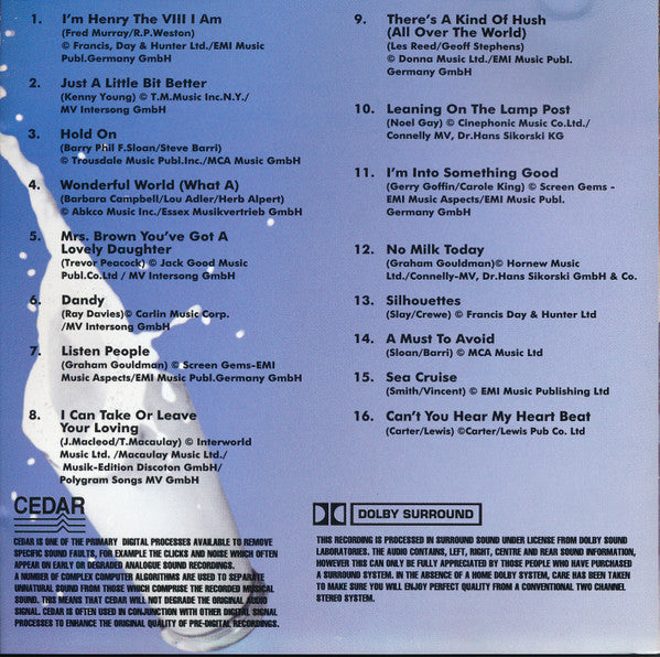 Buy Herman's Hermits : No Milk Today (CD) Online for a great price
