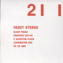 Load image into Gallery viewer, Heavy Stereo : Sleep Freak (CD, Single)