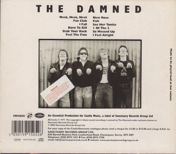 The Damned - Damned Damned Damned (CD, Album, RE)