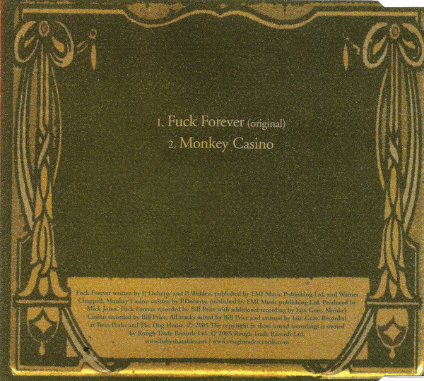 Buy Babyshambles : Fuck Forever (CD) Online for a great price