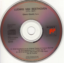Load image into Gallery viewer, Glenn Gould, Beethoven* : "Eroica" Variations; 32 Variations, WoO 80; 6 Variations, Op. 34; Bagatelles, Op. 33 & Op. 126 (2xCD, Comp, RM)