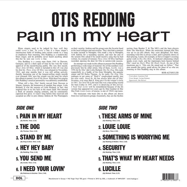 Buy Otis Redding Pain In My Heart (LP, Album, RE) Online for great price – Antone's Record Shop