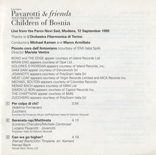 Load image into Gallery viewer, Pavarotti & Friends : For The Children Of Bosnia (CD, Album)