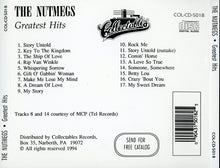 Load image into Gallery viewer, The Nutmegs : Greatest Hits (CD, Comp)