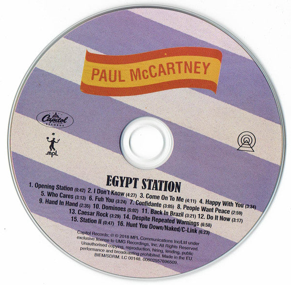 Paul McCartney Egypt Station BRAND NEW CD - Limited Edition Concertina,  Sealed