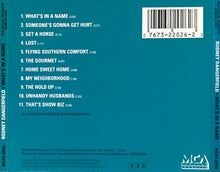 Load image into Gallery viewer, Rodney Dangerfield : What's In A Name (CD)