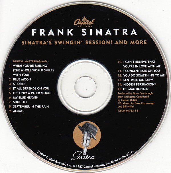 Buy Frank Sinatra : Sinatra's Swingin' Session!!! And More (CD