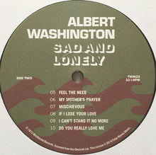 Load image into Gallery viewer, Albert Washington : Sad And Lonely (LP, Album, RSD, Ltd, RE)