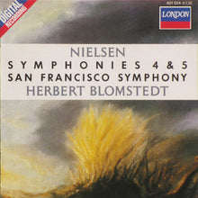Load image into Gallery viewer, Nielsen* - San Francisco Symphony* / Herbert Blomstedt : Symphonies 4 & 5 (CD, Album)