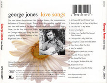 Load image into Gallery viewer, George Jones (2) : Love Songs (CD, Comp)