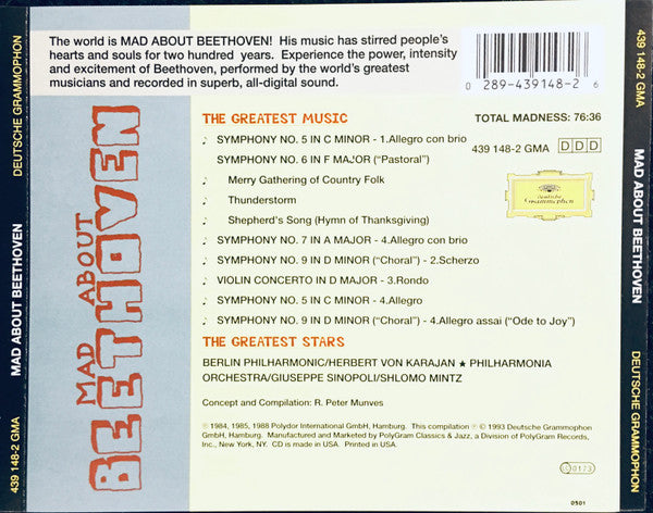 Buy Ludwig van Beethoven : Mad About Beethoven (CD) Online for a