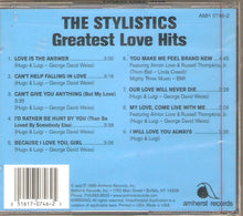 Load image into Gallery viewer, The Stylistics : Greatest Love Hits (CD, Album, Comp)