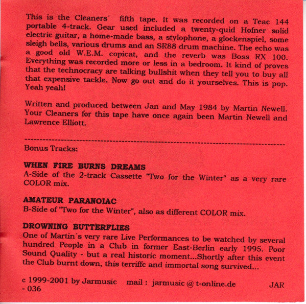 Buy The Cleaners From Venus* Under Wartime Conditions (CDr, Album, RE