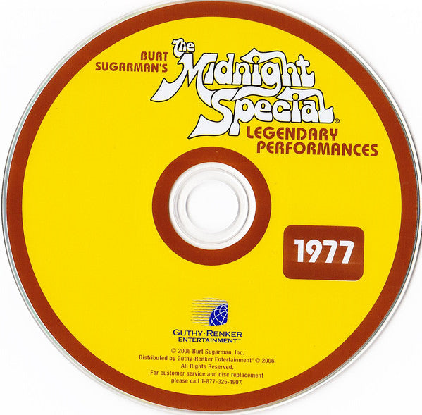 Various - Burt Sugarman's The Midnight Special: 1977 (DVD-V, RM,  Multichannel, NTSC, Dol)