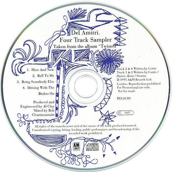 Buy Del Amitri : Album Sampler (CD, Promo, Smplr) Online for