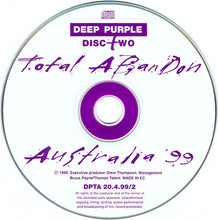 Load image into Gallery viewer, Deep Purple : Total Abandon - Australia '99 (2xCD, Album)
