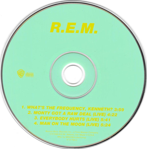 R.E.M. - What's The Frequency, Kenneth? (CD, Maxi, FLP)