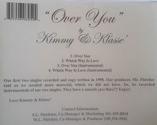 Load image into Gallery viewer, Kimmy & Klasse : Over You (CDr, Single)