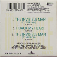 Load image into Gallery viewer, Queen : The Invisible Man (CD, Mini, Maxi)