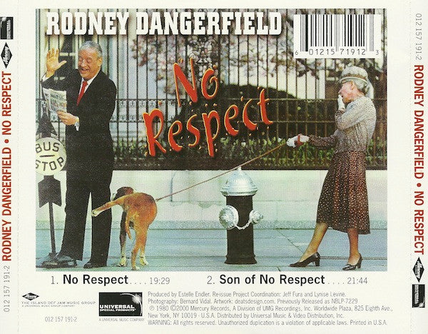 Canine Covers: Rodney Dangerfield, No Respect.