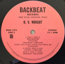 Load image into Gallery viewer, O.V. Wright : A Nickel & A Nail & The Ace Of Spades (LP, Album, RE)