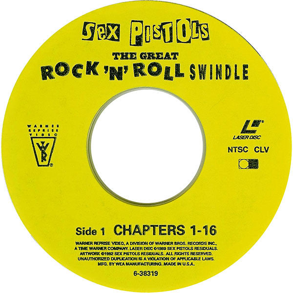 Sex Pistols - The Great Rock 'N' Roll Swindle (Laserdisc, 12