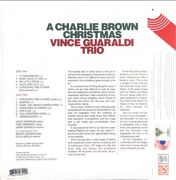 Vince Guaraldi Trio - Christmas Time Is Here - New 7 Single