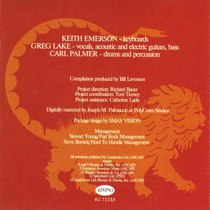 Emerson, Lake & Palmer : The Best Of Emerson, Lake & Palmer (CD, Comp)