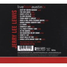 Load image into Gallery viewer, Jerry Lee Lewis : Live From Austin TX (CD, Album, Dig)