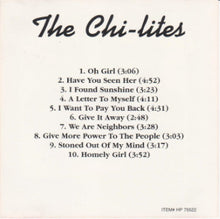 Load image into Gallery viewer, The Chi-Lites : High Profile (CD, Comp, RE)