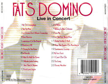 Load image into Gallery viewer, Fats Domino : Live In Concert (CD, Comp)