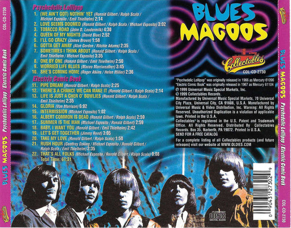 Blues Magoos - Psychedelic Lollipop / Electric Comic Book (CD, Comp)